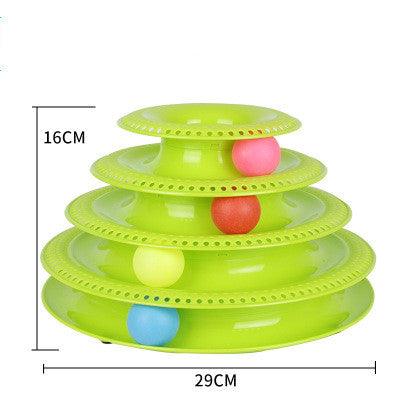 Interactive Cat Ball Tower Tracks Toy - Fun And Engaging Playtime For Your Feline Friend-7