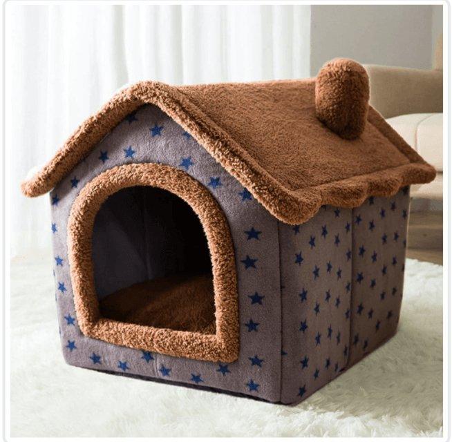 Cozyfold Foldable Pet House - Winter Bed - optimized image