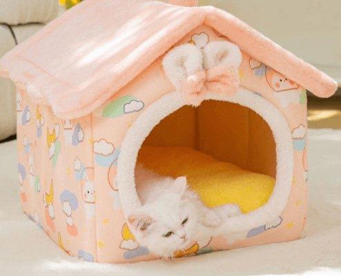 Cozyfold Foldable Pet House - Winter Bed - optimized image