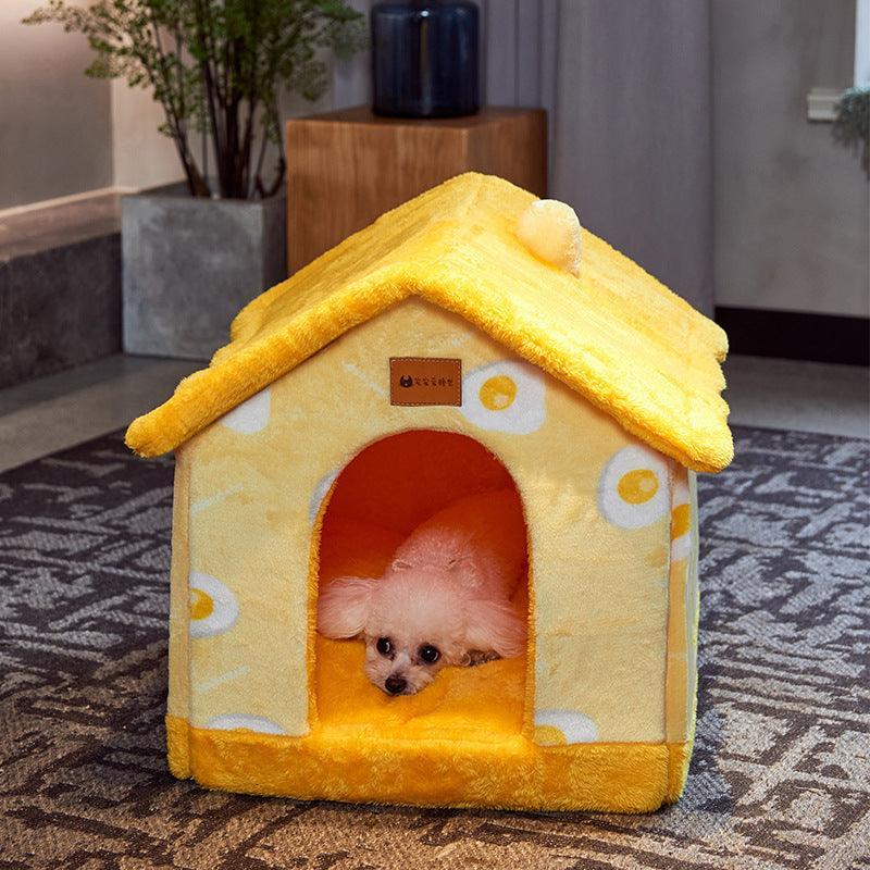 Cozyfold Foldable Pet House - Winter Bed - optimized image