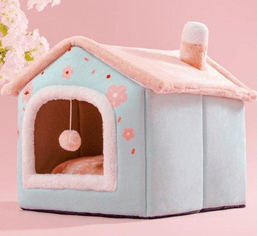 Cozyfold Foldable Pet House - Winter Bed - optimized image