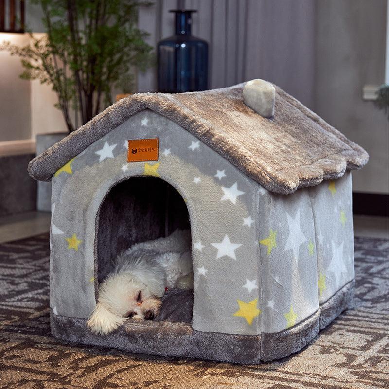 Cozyfold Foldable Pet House - Winter Bed - optimized image