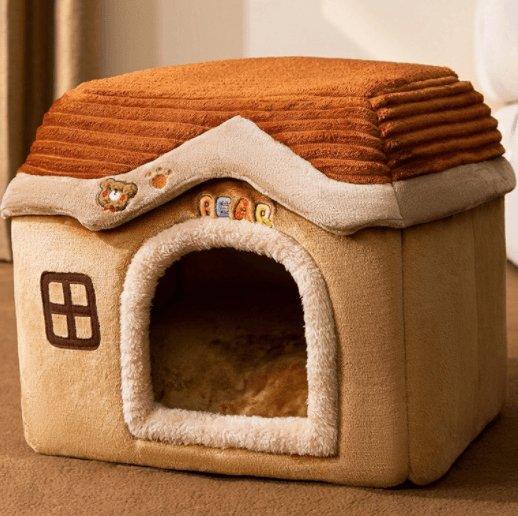 Cozyfold Foldable Pet House - Winter Bed - optimized image