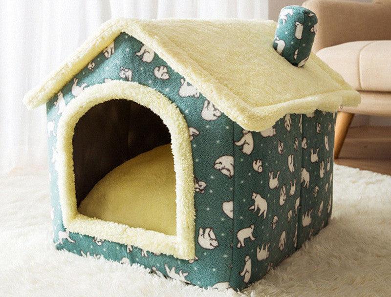 Cozyfold Foldable Pet House - Winter Bed - optimized image