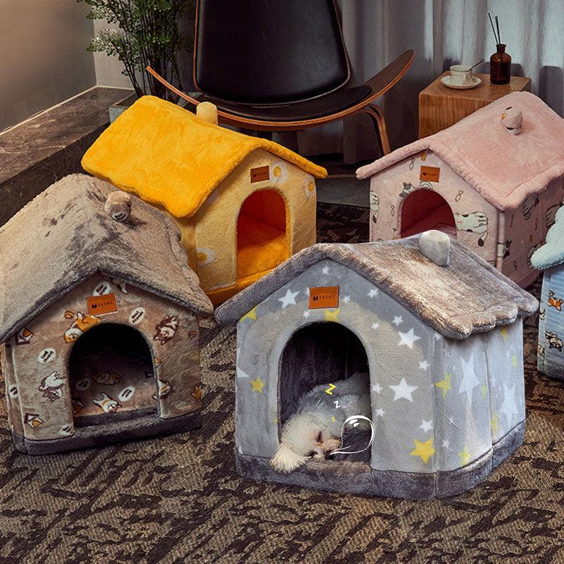 Cozyfold Foldable Pet House - Winter Bed - optimized image