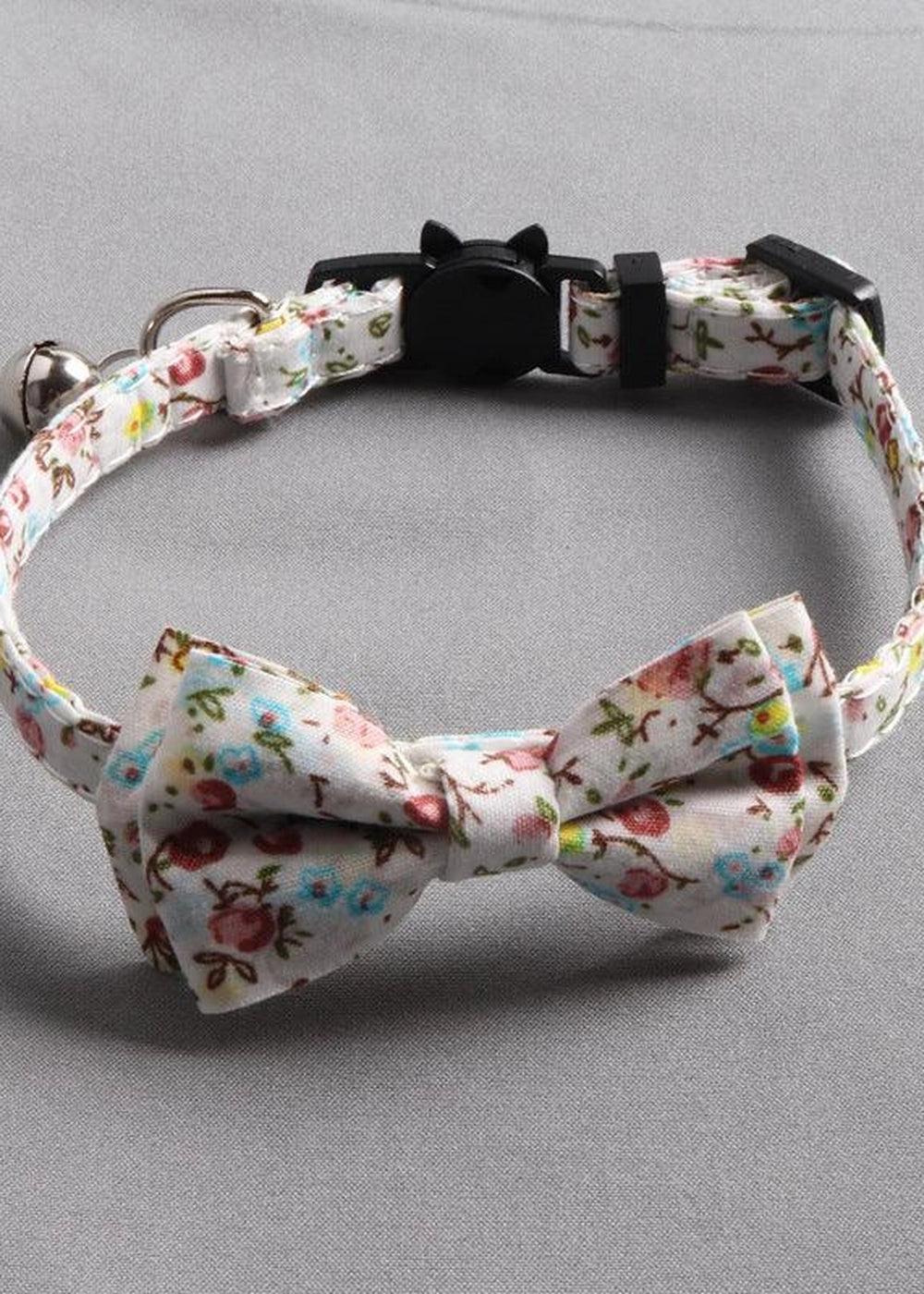 Soft Cotton Cat Collar - White