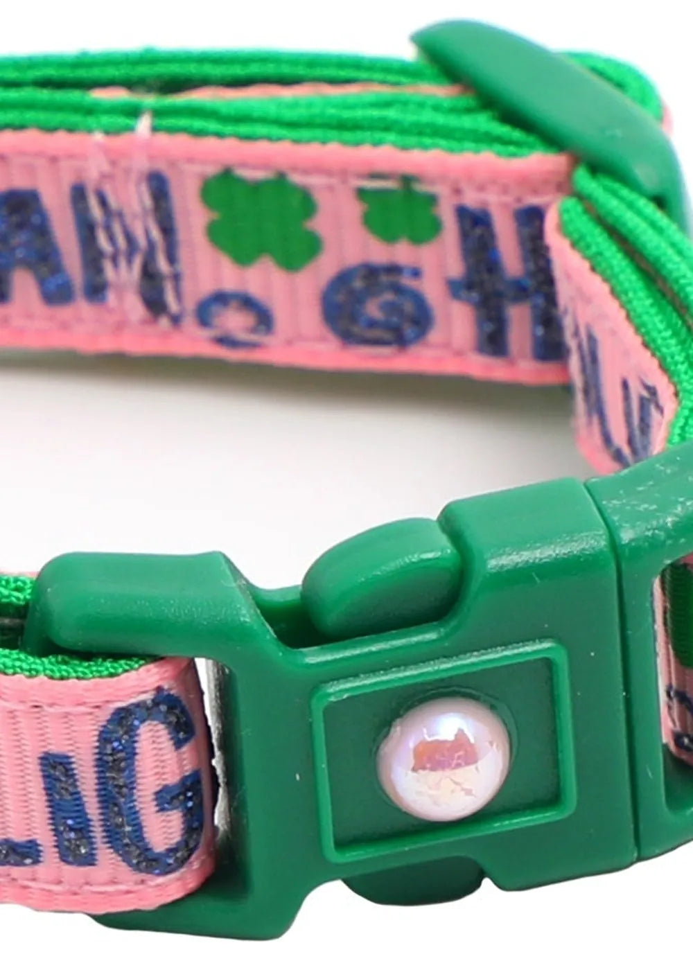Fun Hooligan Breakaway Cat Collar with unique green features.