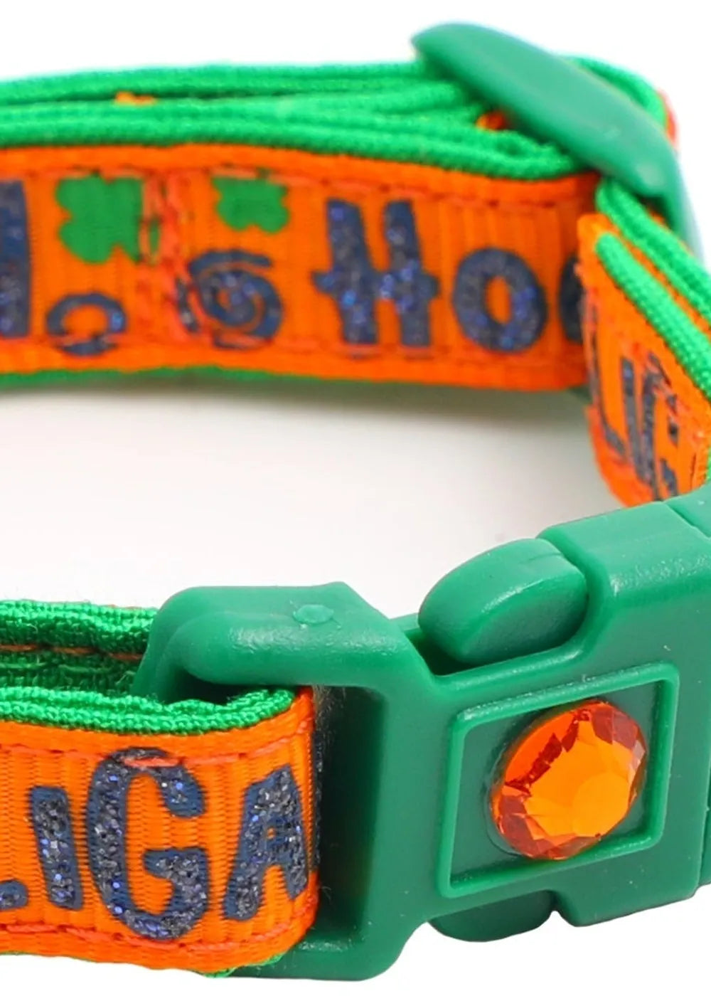 Hooligan Breakaway Cat Collar - Green - optimized image