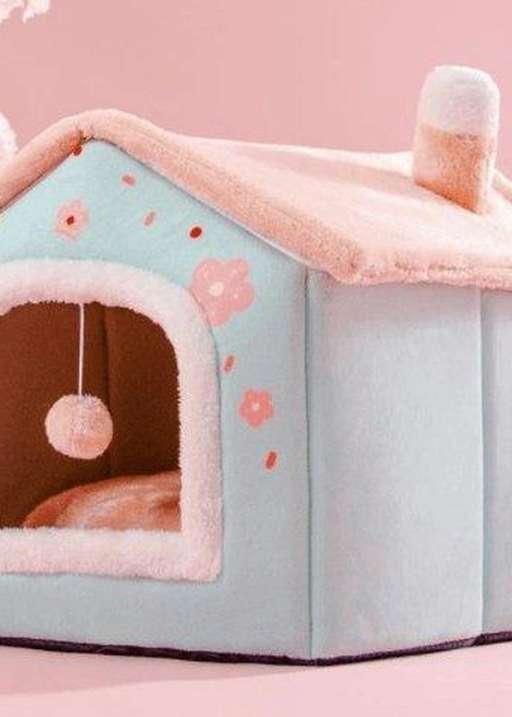 Cozyfold Foldable Pet House - Winter Bed - optimized image
