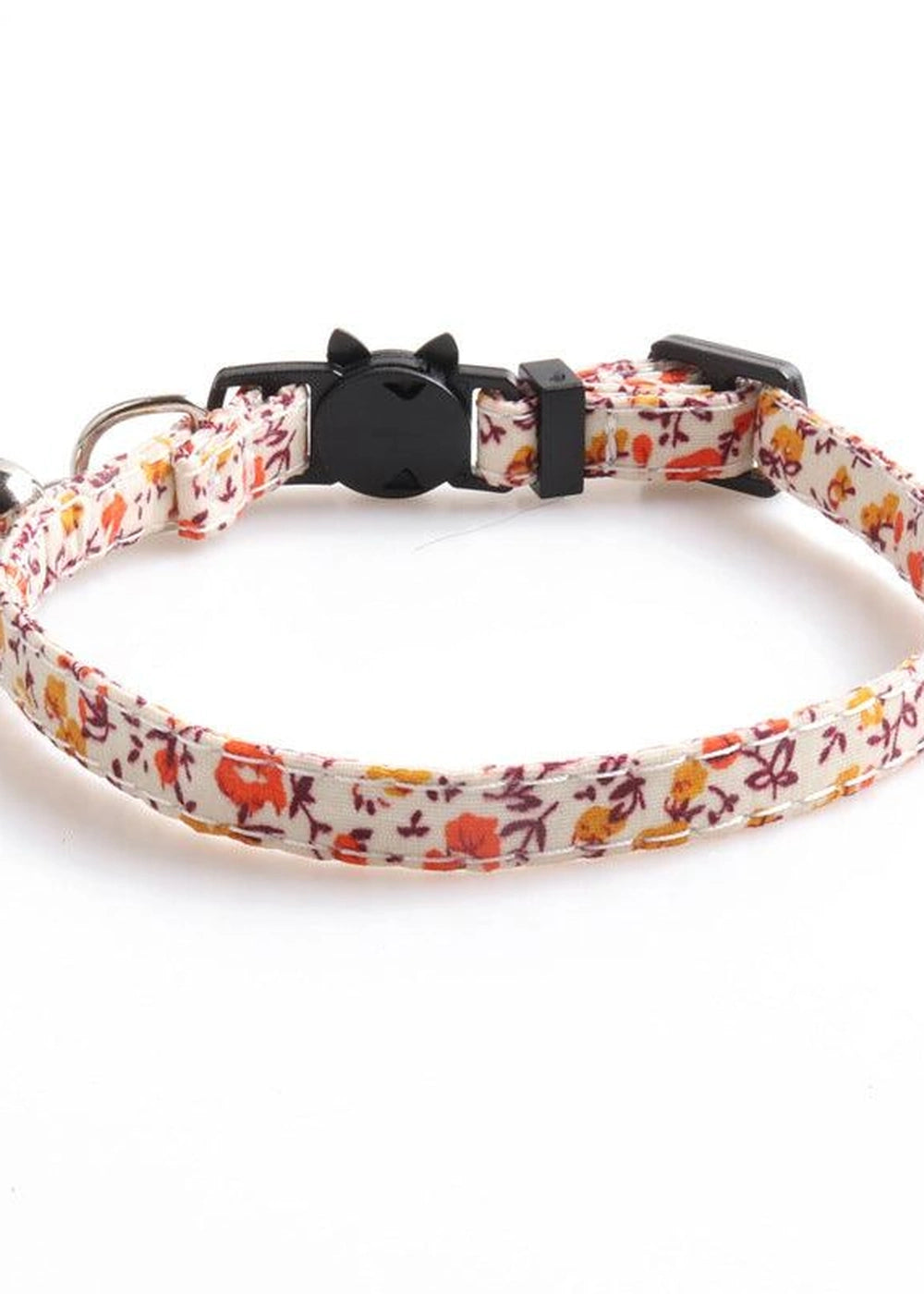 Soft Cotton Cat Collar - White