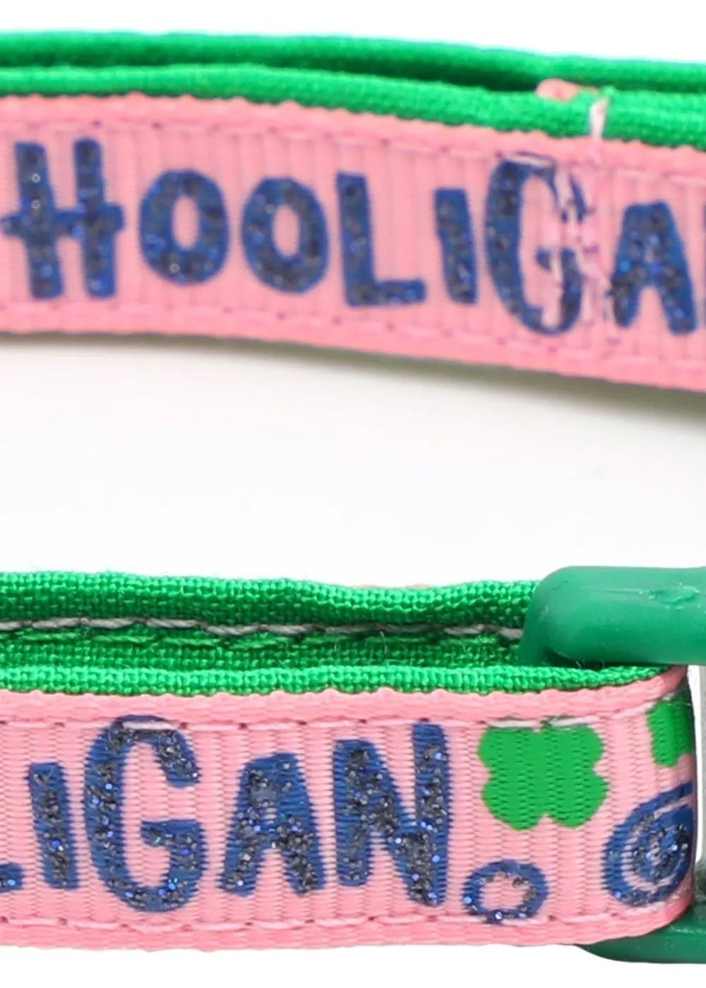 Hooligan Breakaway Cat Collar - Green - optimized image