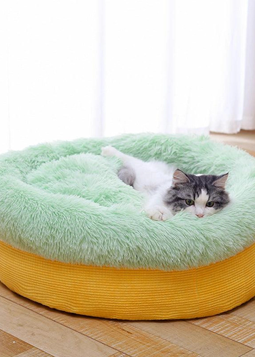 Luxury Plush Winter Nest Pet Bed - optimized image