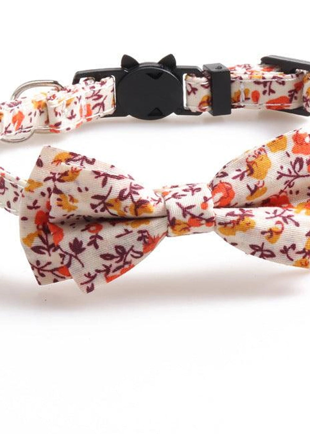 Soft Cotton Cat Collar - White