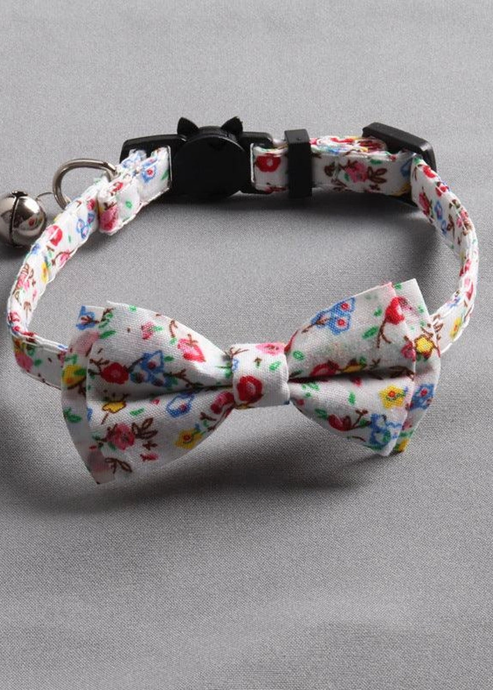 Soft Cotton Cat Collar - White