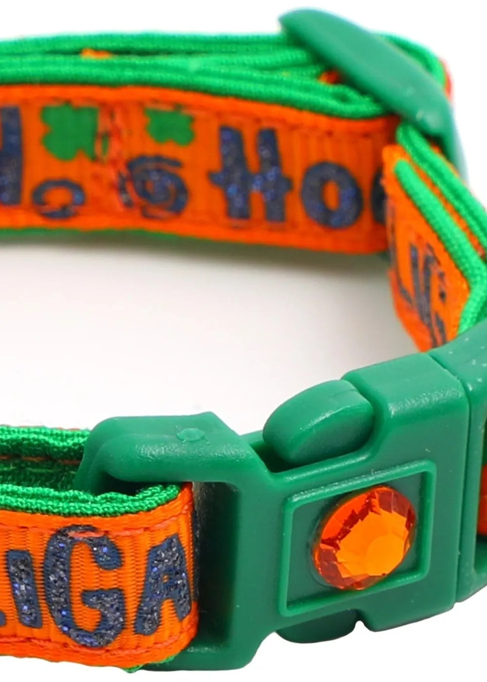 Hooligan Breakaway Cat Collar - Green - optimized image