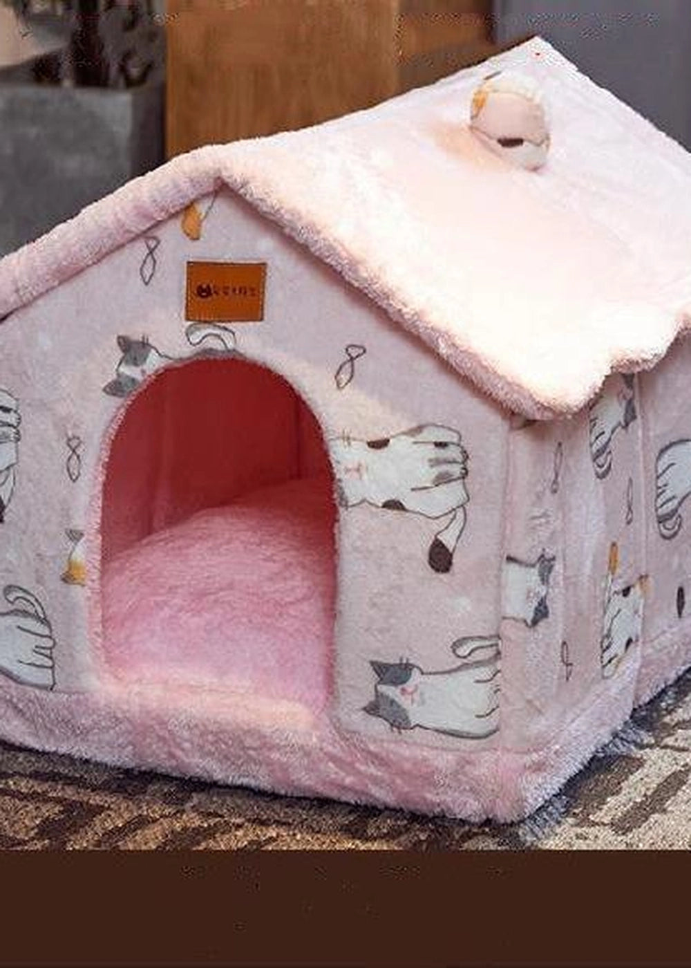 Cozyfold Foldable Pet House - Winter Bed - optimized image