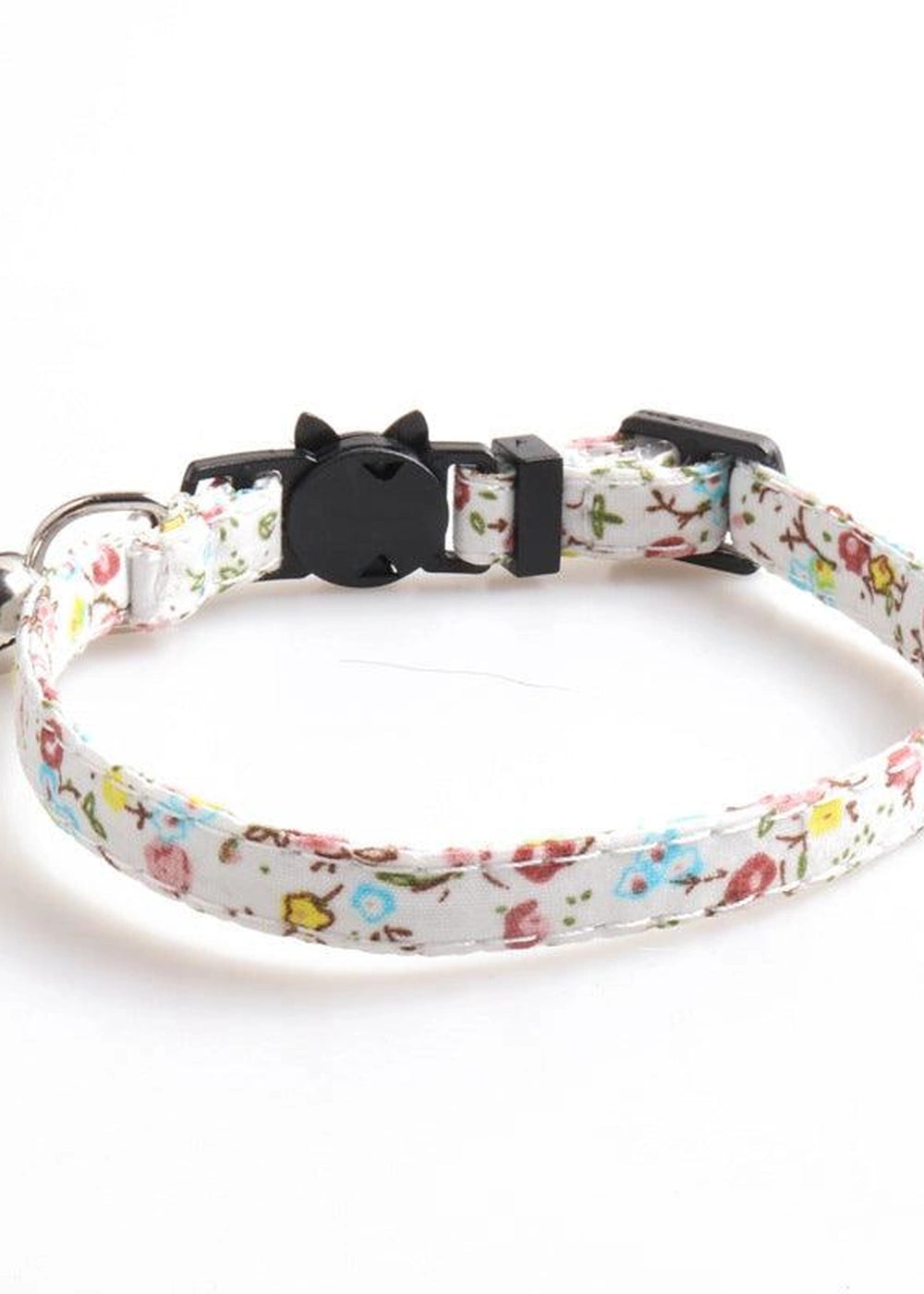 Soft Cotton Cat Collar - White