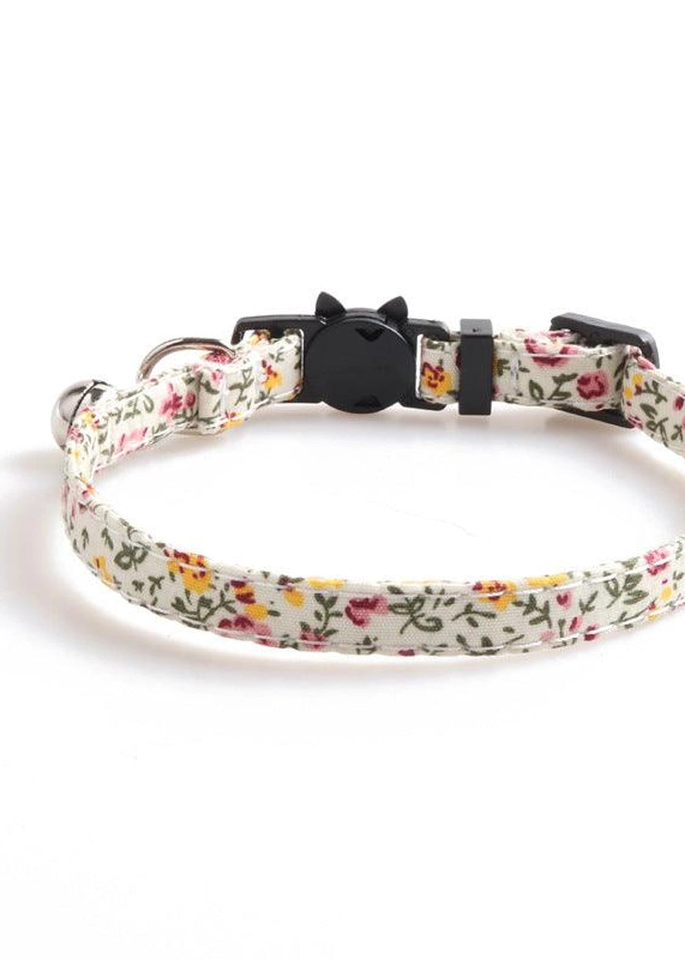 Soft Cotton Cat Collar - White
