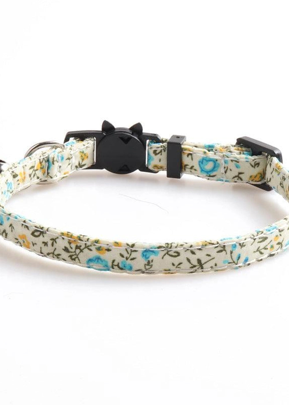 Soft Cotton Cat Collar - White