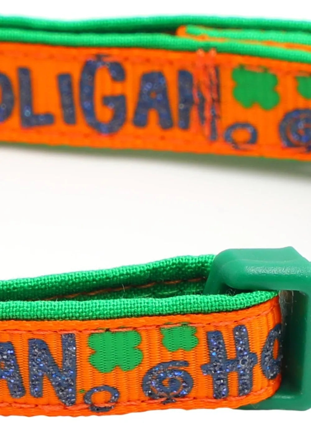 Hooligan Breakaway Cat Collar - Green - optimized image