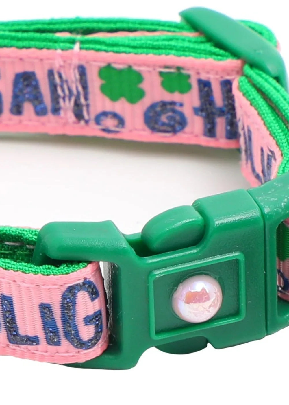 Hooligan Breakaway Cat Collar - Green - optimized image