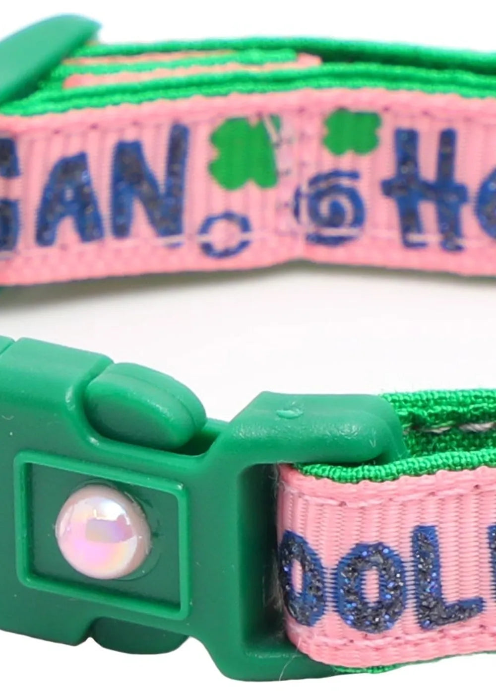 Hooligan Breakaway Cat Collar - Green - optimized image