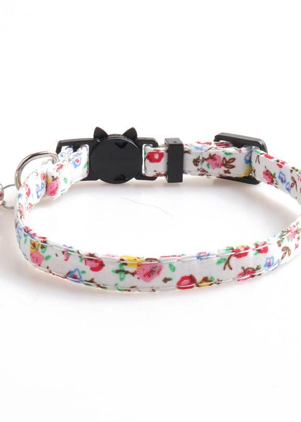Soft Cotton Cat Collar - White