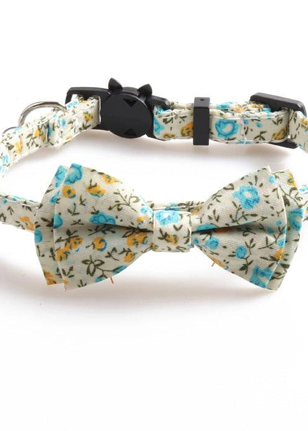 Soft Cotton Cat Collar - White