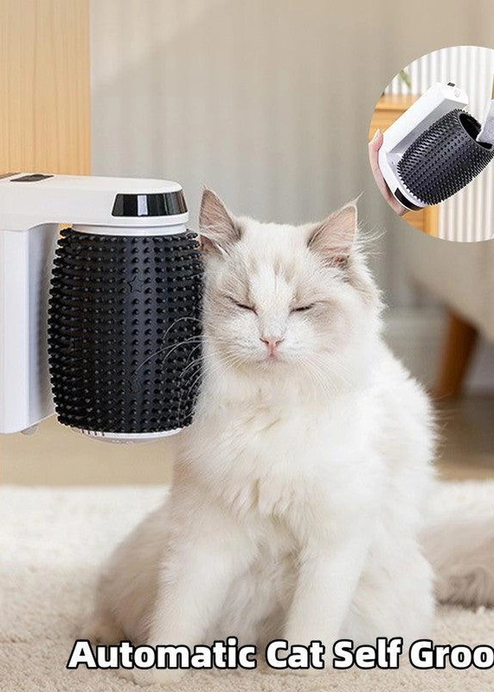 Ultimate Cat Spa Corner Groomer - optimized image