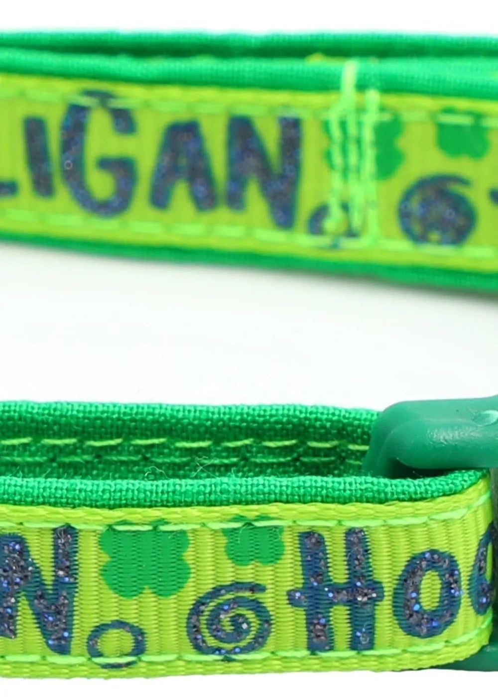 Hooligan Breakaway Cat Collar - Green - optimized image